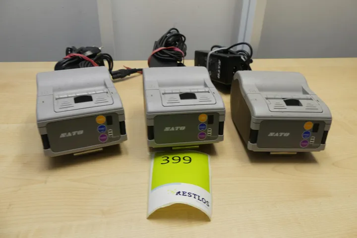 3x Sato Mobiler Etiketten-/Bondrucker